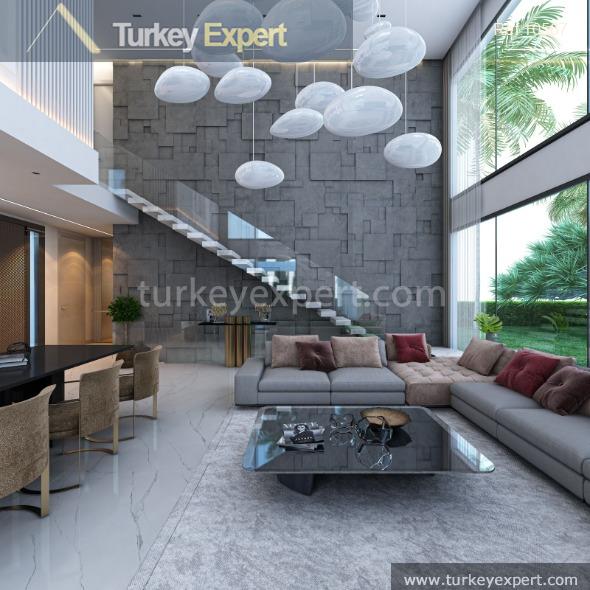 Detached luxury villas in Kusadasi near the center with pool and spectacular sea views 1